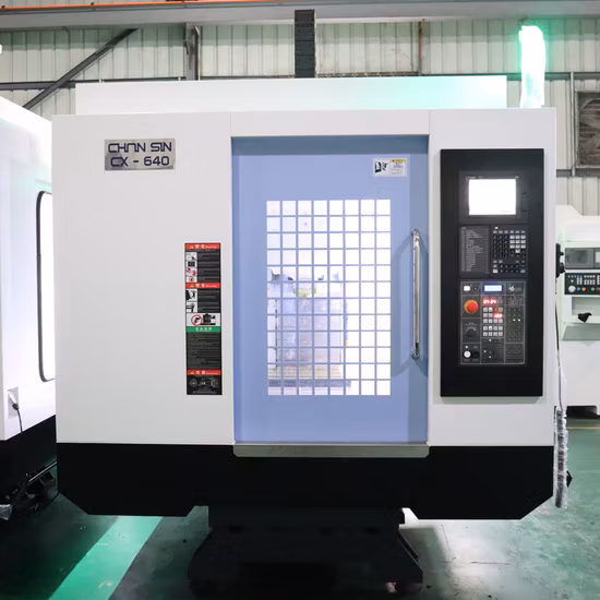 Fanuc Control Вертикальный фрезерный станок с ЧПУ для сверления и нарезания резьбы по металлу Vmc Cx